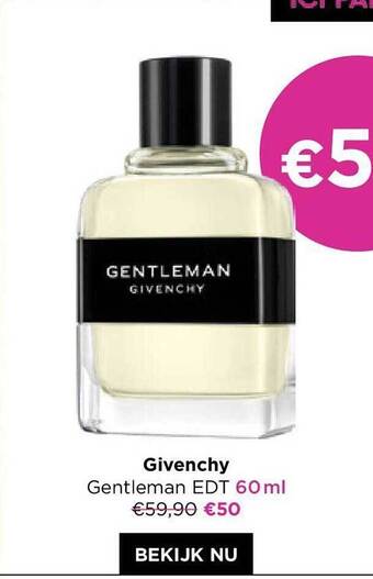 ICI PARIS XL Givenchy gentleman edt 60 ml aanbieding