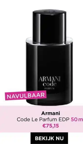 ICI PARIS XL Armani code le parfum edp 50 ml aanbieding