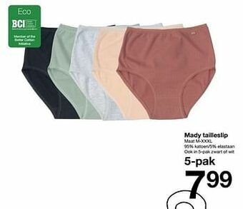 Zeeman Mady tailleslip aanbieding
