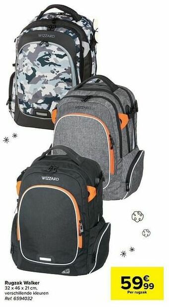 Carrefour Rugzak walker aanbieding