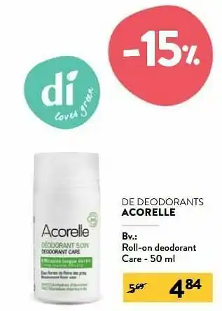 Di Roll-on deodorant care aanbieding