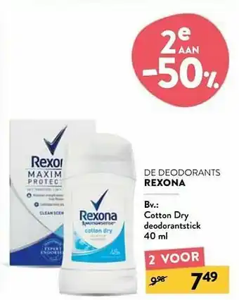 Di Cotton dry deodorantstick aanbieding