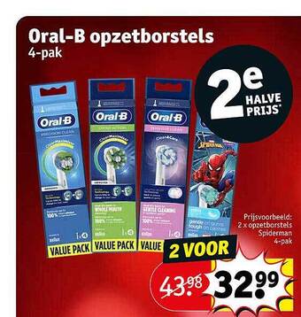 Oral-b opzetborstels