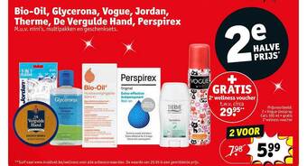 Bio-oil, glycerona, vogue, jordan, therme, de vergulde hand, perspirex