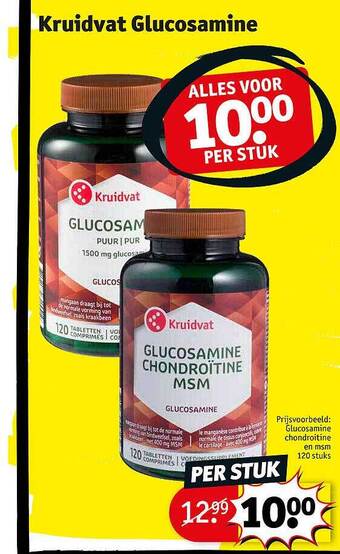 Kruidvat Kruidvat glucosamine aanbieding