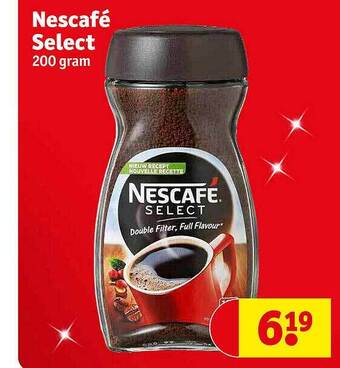 Kruidvat Nescafe select 200 gram aanbieding