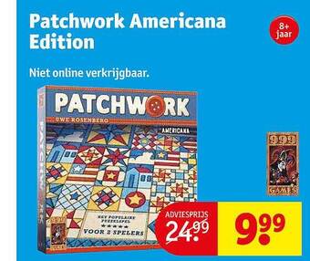 Kruidvat Patchwork americana edition aanbieding