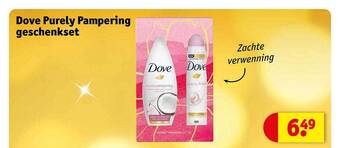 Kruidvat Dove purely pampering geschenkset aanbieding
