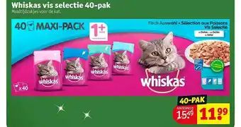 Whiskas vis selectie 40-pak