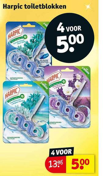 Kruidvat Harpic toiletblokken aanbieding