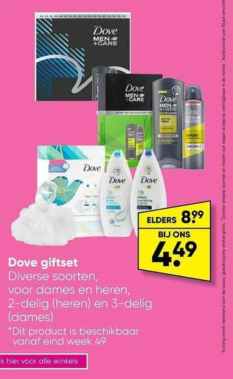 Big Bazar Dove giftset aanbieding