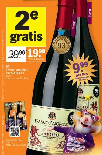 Albert Heijn Franco Amaroso Barolo DOCG aanbieding