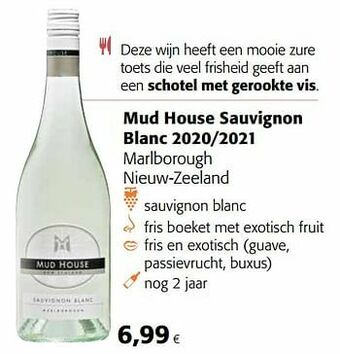 Colruyt Mud house sauvignon blanc 2020-2021 marlborough nieuw-zeeland aanbieding