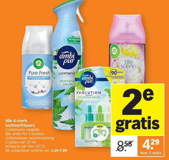 Albert Heijn Alle A-merk luchtverfrissers aanbieding