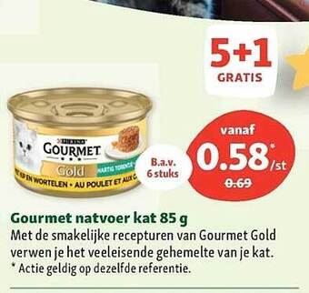 Maxi Zoo Gourmet natvoer kat 85 g aanbieding