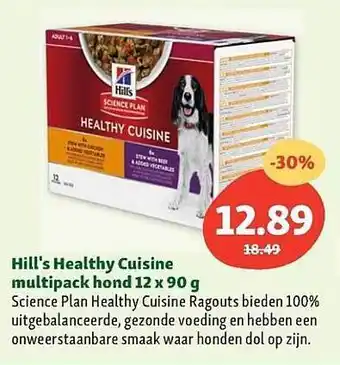 Maxi Zoo Hill's healthy cuisine multipack hond 12 x 90 g aanbieding