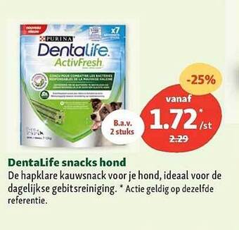Maxi Zoo Dentalife snacks hond aanbieding