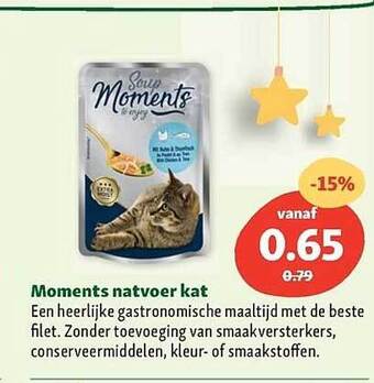 Maxi Zoo Moments natvoer kat aanbieding
