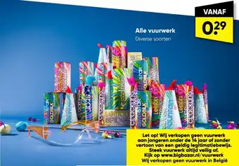 Big Bazar Alle vuurwerk aanbieding