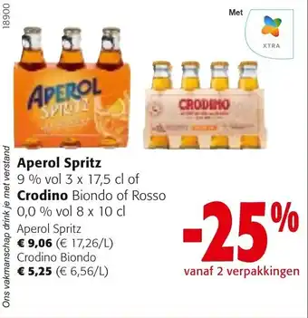 Colruyt Aperol Spritz, Crodino aanbieding