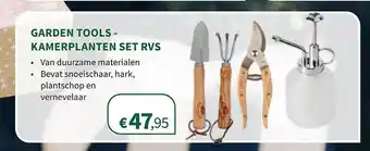 Horta Garden tools - kamerplanten set rvs aanbieding