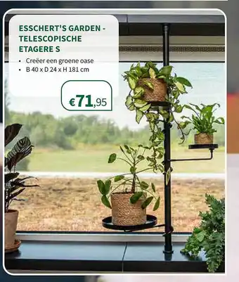 Horta Esschert's garden - telescopische etagere s aanbieding