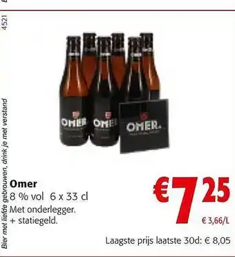 Colruyt Omer 8% vol. aanbieding