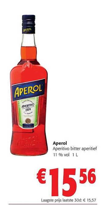 Colruyt Aperol aperitivo bitter aperitief aanbieding