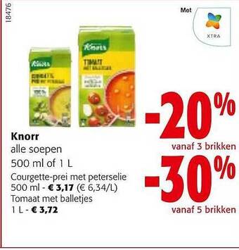 Colruyt Knorr aanbieding