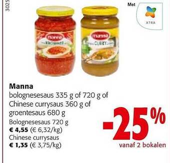 Colruyt Manna aanbieding
