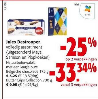 Colruyt Jules destrooper aanbieding