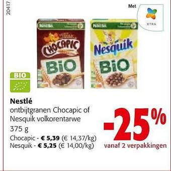 Colruyt Nestlé aanbieding