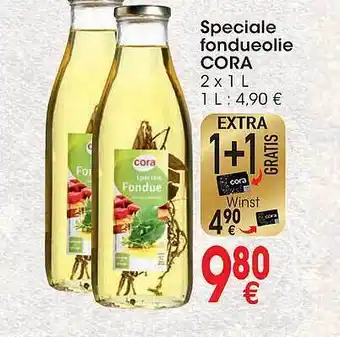 Cora Speciale fondueolie cora aanbieding