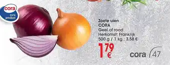 Cora Zoete uien aanbieding