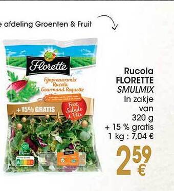 Cora Rucola florette aanbieding