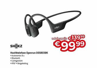 Shokz hoofdtelefoon openrun