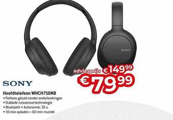 Sony hoofdtelefoon