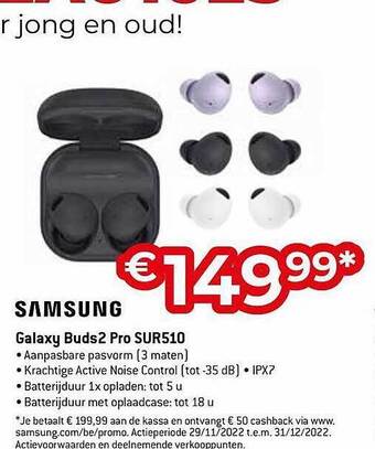 Exellent Samsung galaxy buds2 pro aanbieding