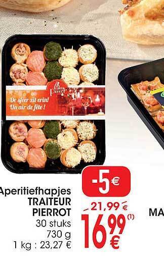 Cora Aperitiefhapjes traiteur pierrot aanbieding