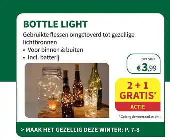 Horta Bottle light aanbieding
