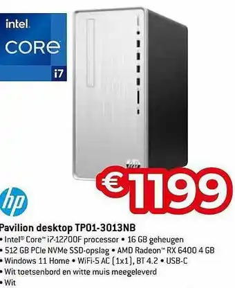 Exellent Hp pavilion desktop aanbieding