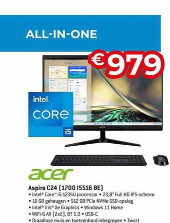 Exellent Acer aspire c24 aanbieding
