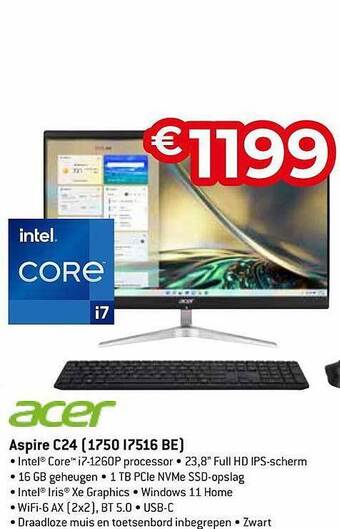 Exellent Acer aspire c24 aanbieding