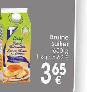 Bruine suiker