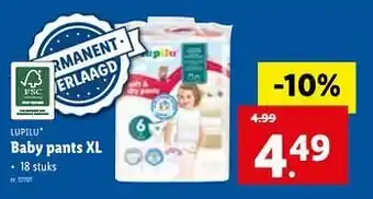 Lidl Baby pants xl aanbieding