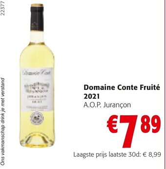 Colruyt Domaine Conte Fruite 2021 aanbieding
