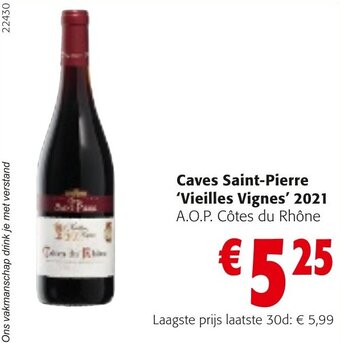 Caves Saint-Pierre Vieilles Vignes 2021