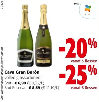 Colruyt Cava Gran Baron aanbieding