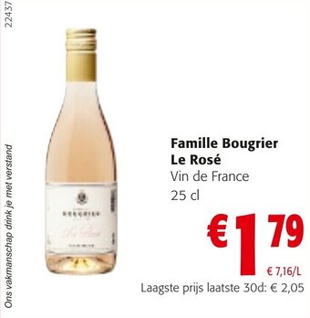 Colruyt Famille Bougrier Le Rose aanbieding