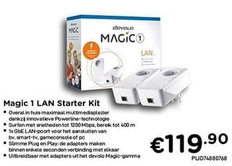 CompuDeals Devolo magic 1 lan starter kit aanbieding